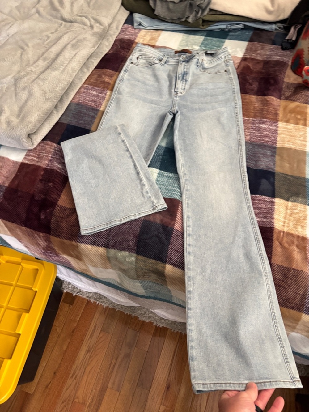 Judy Blue Light Wash Flare Jeans